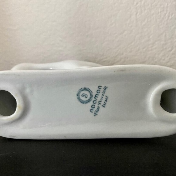 Vintage Naaman Porcelain White Three Dancers Made in Israel Midcentury Modern - Picture 3 of 5